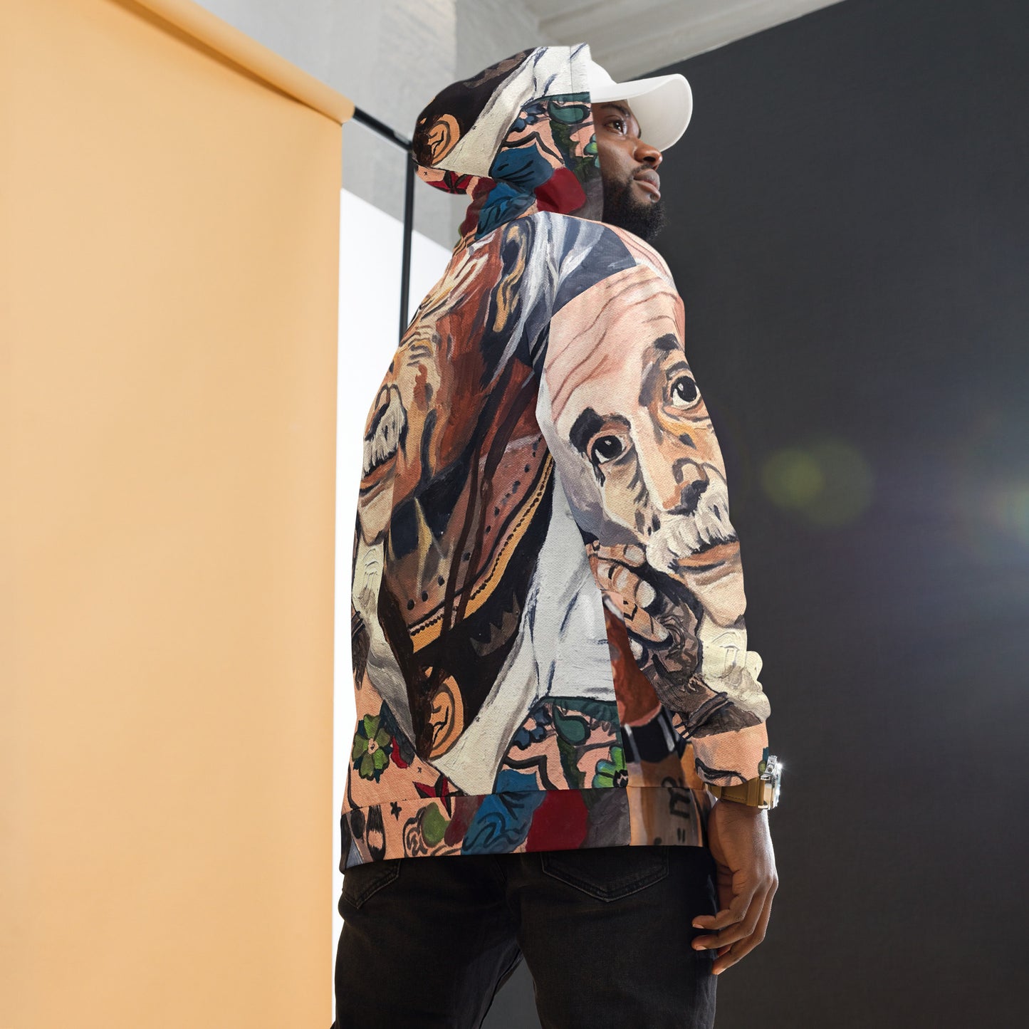 Einstein All Over Sublimation Hoodie
