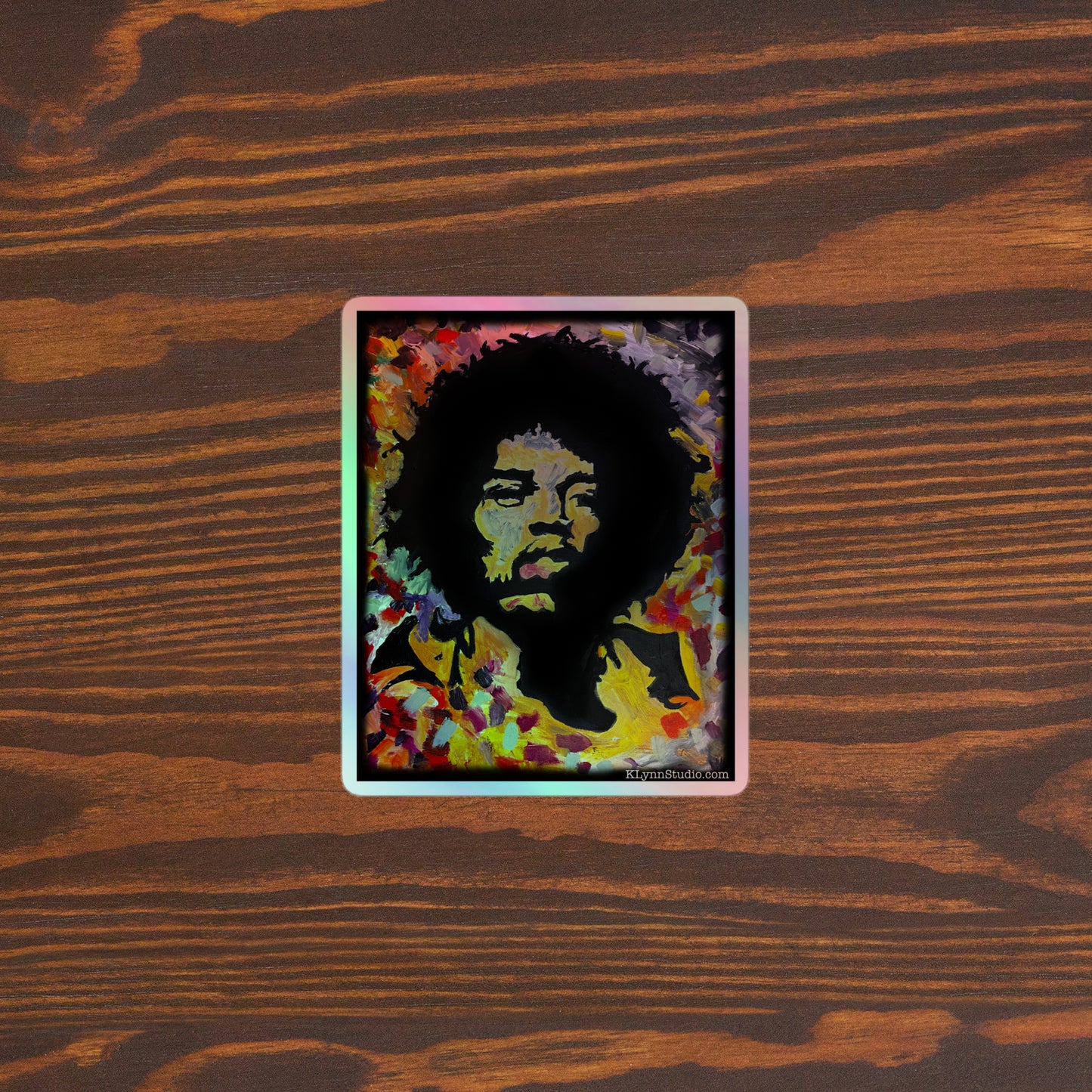 Jimi Holographic Sticker
