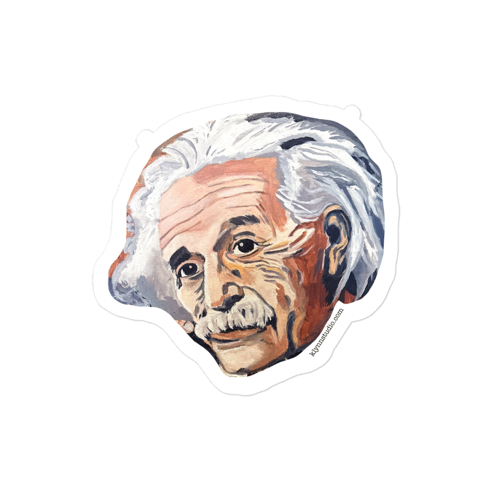 Einstein Head Stickers