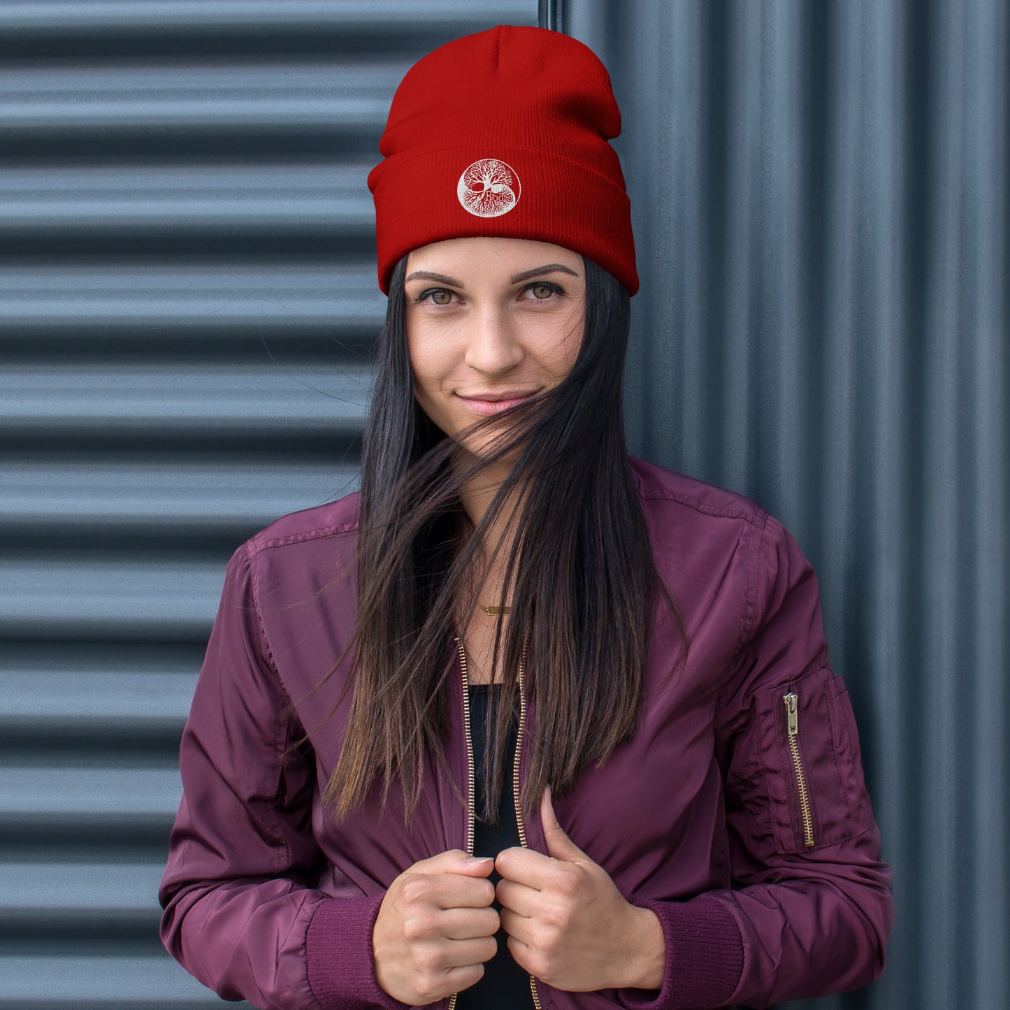 Embroidered ROOTS OFFICIAL Beanie