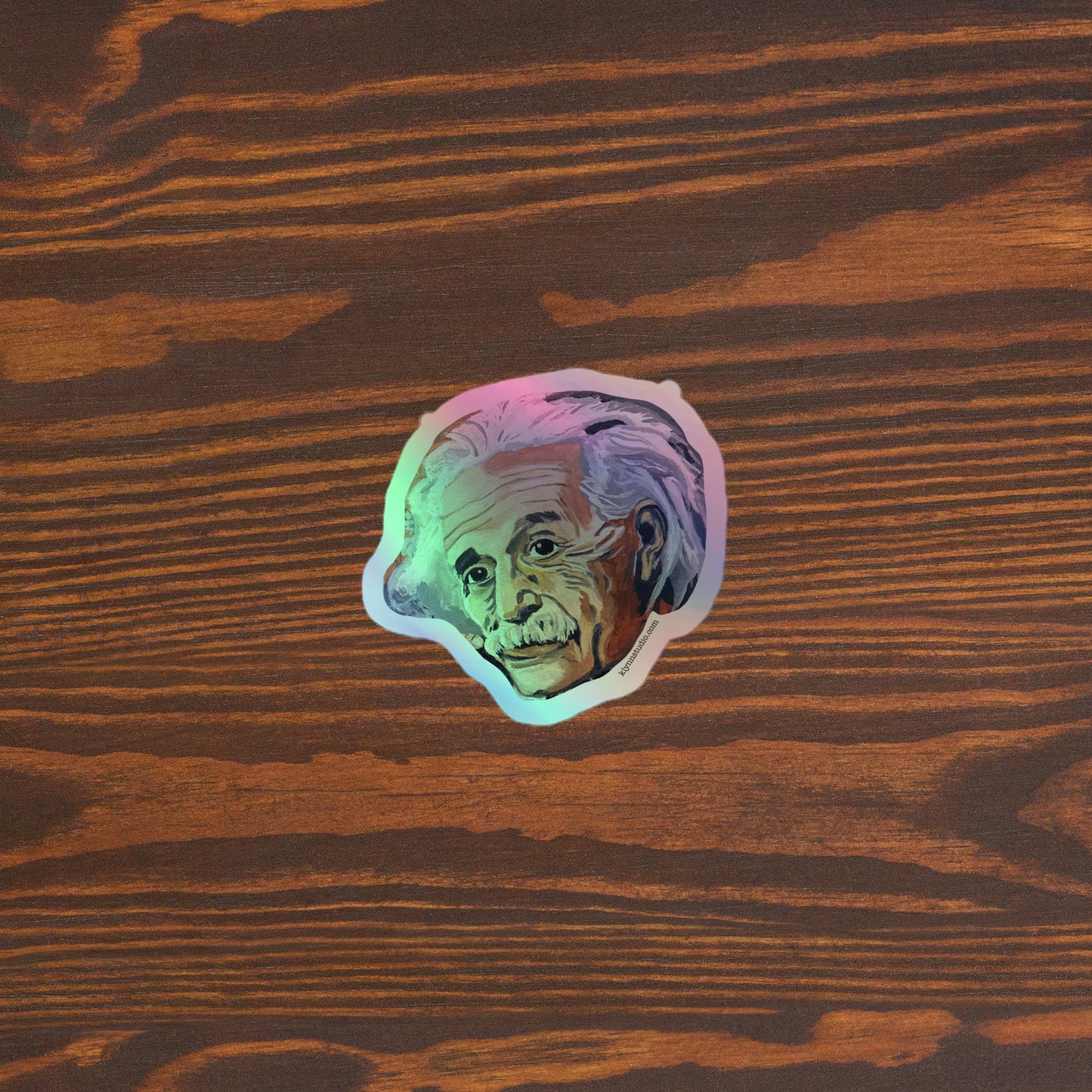 Einstein Holographic Sticker
