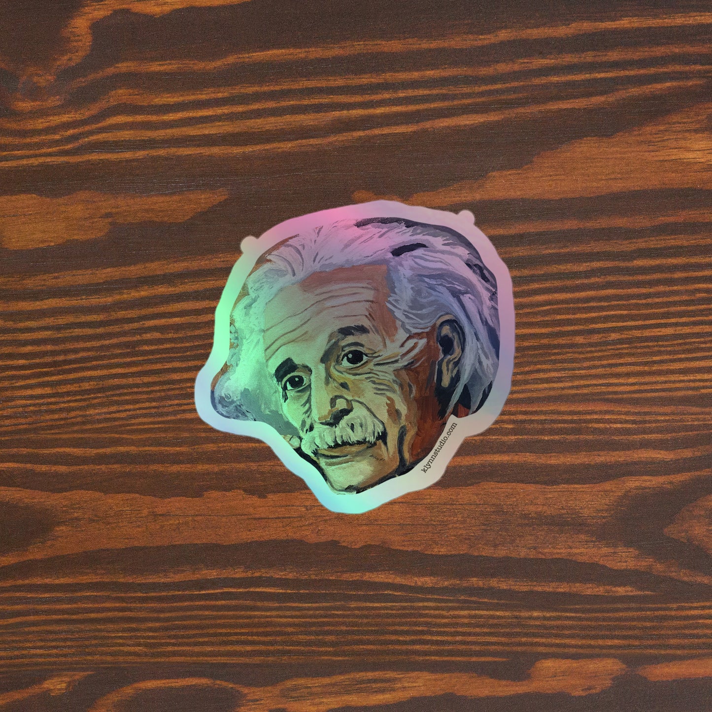 Einstein Holographic Sticker