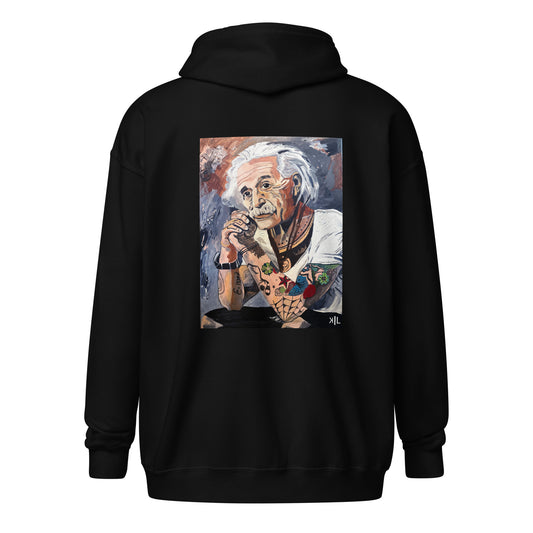 EINSTEIN ZIP UP HOODIE